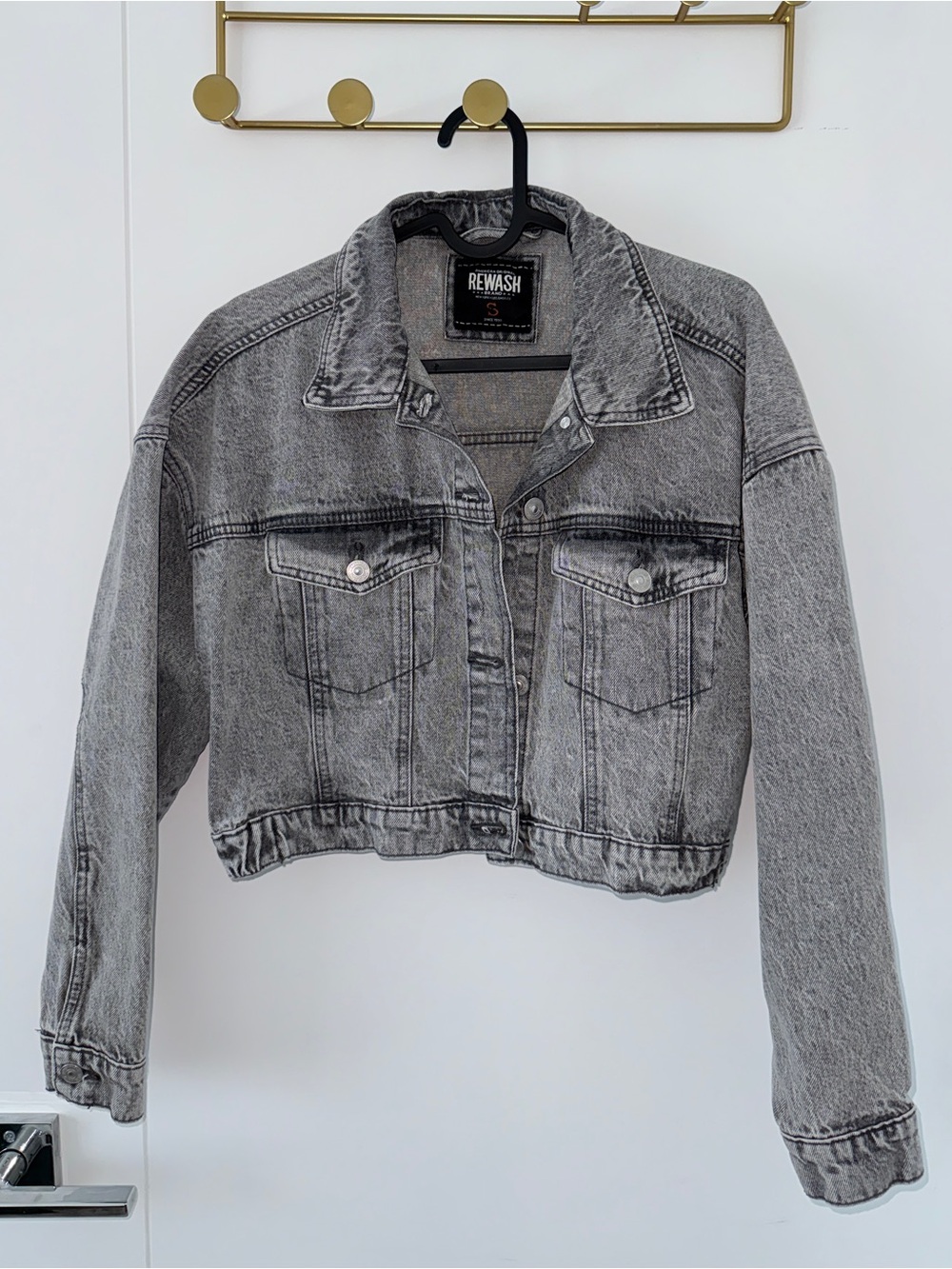 REWASH | Cropped Denim Jacket